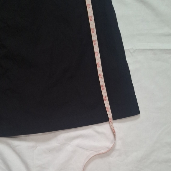 Theory Black Sheath Spaghetti Strap Midi Dress Size 10 - Picture 8 of 11